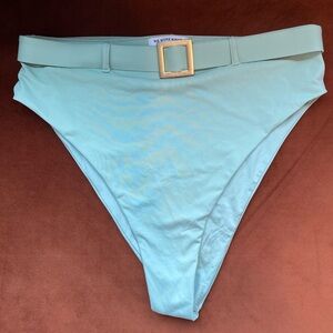 WeWoreWhat High Waisted Belted Bikini Bottoms